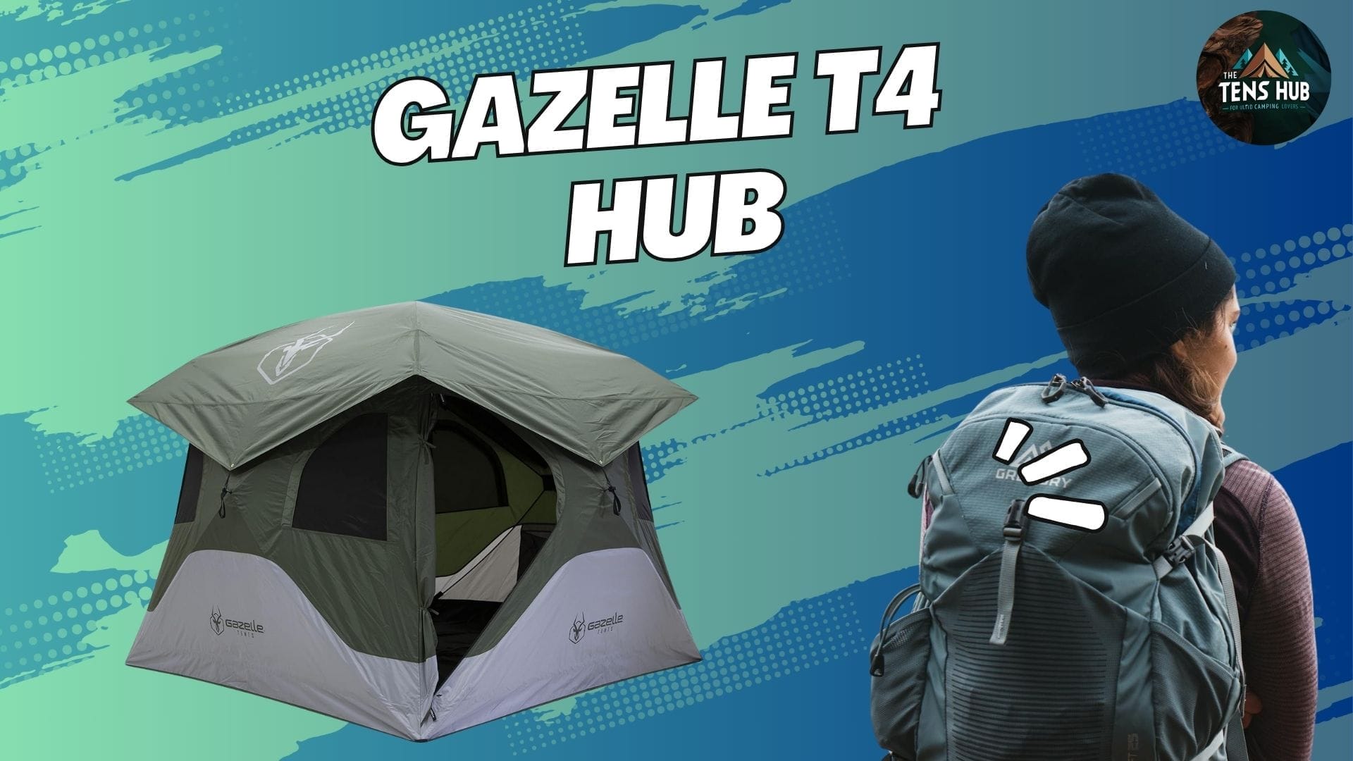 Gazelle T4 Hub pop up tent