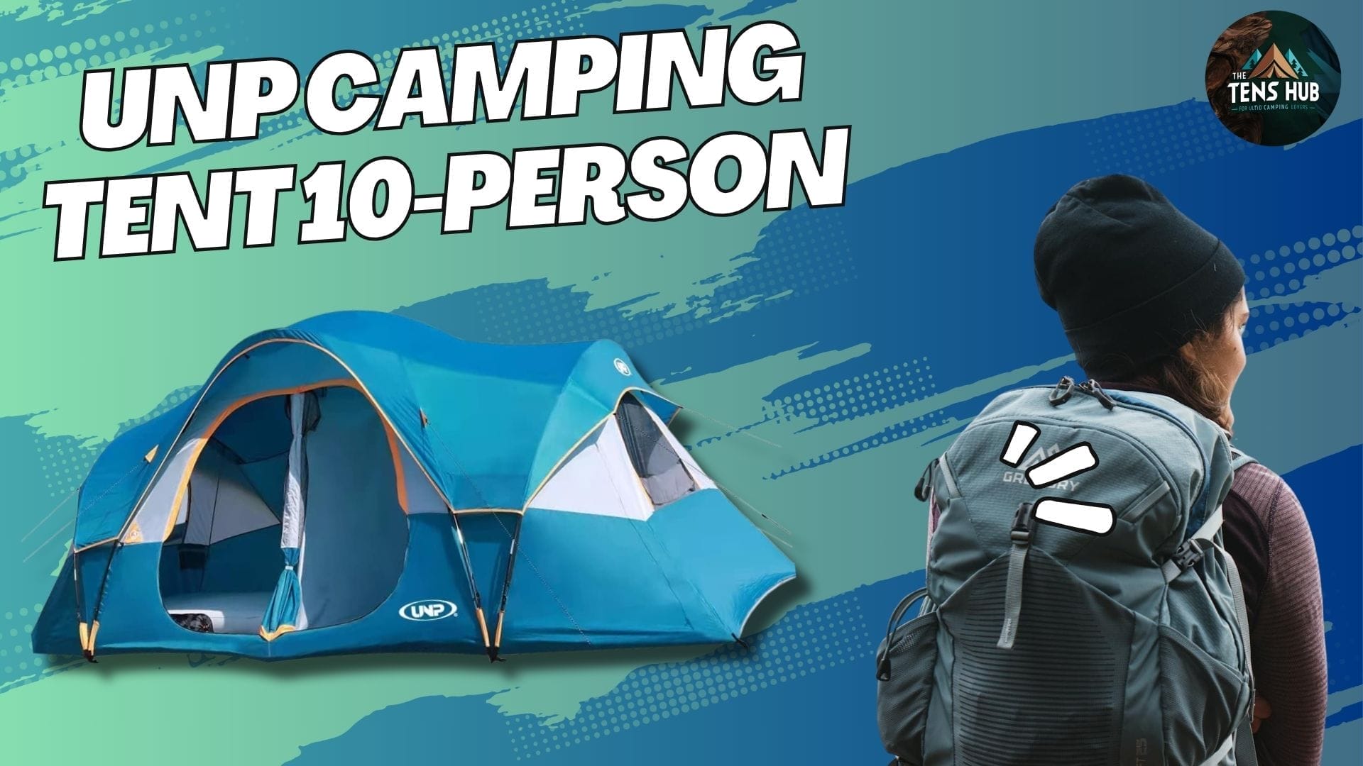 UNP Camping Tent 10-Person-Family Tent