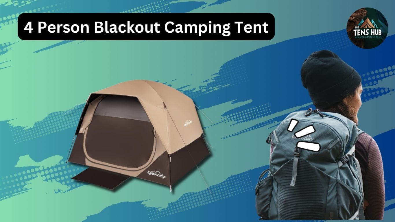 4 Person Blackout Camping Tent 